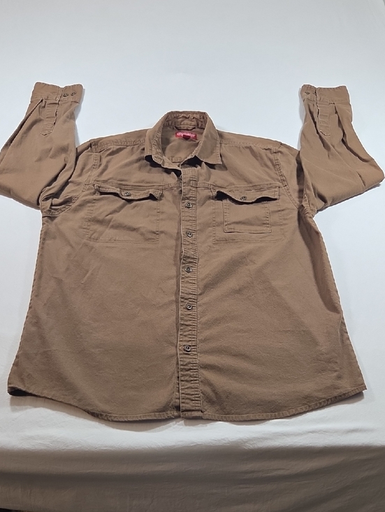Coleman Other - Coleman Men's Long-Sleeve Casual Button Up Shirt Brown Cotton Outdoors Casual